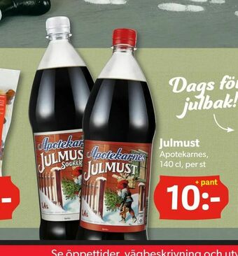 DollarStore Julmust erbjuda