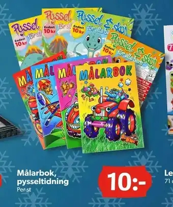 Målarbok, pysseltidning