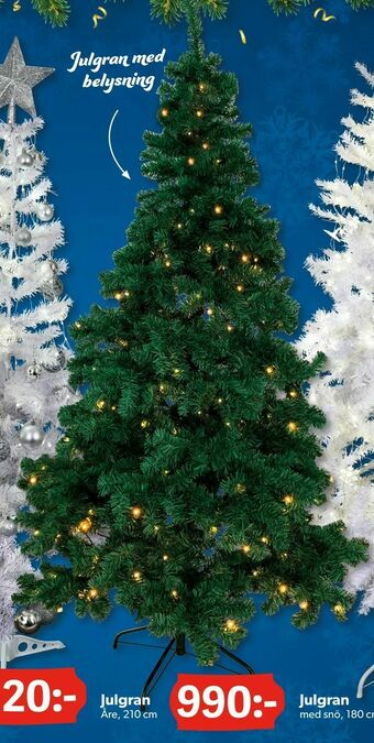 DollarStore Julgran erbjuda