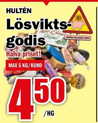 Matdax Lösviktsgodis erbjuda