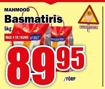 Matdax Basmatiris erbjuda
