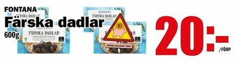 Färska dadlar