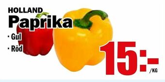 Matdax Paprika erbjuda