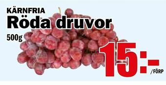 Matdax Röda druvor erbjuda