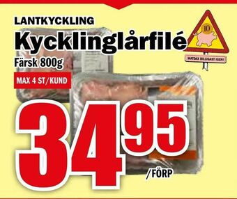 Matdax Kycklinglårfilé erbjuda