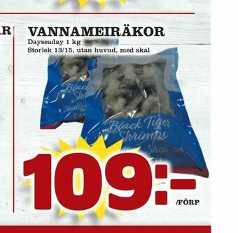 Matdax Vannameiräkor erbjuda