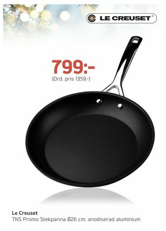 Önska Le Creuset erbjuda