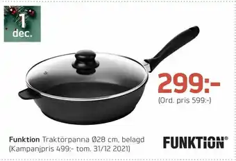 Önska Funktion Traktörpanna Ø28 cm, belagd erbjuda