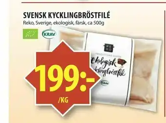 Matvärlden Tensta Svensk kycklingbröstfilé erbjuda