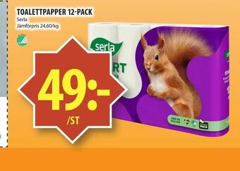 Matvärlden Tensta Toalettpapper 12-pack erbjuda