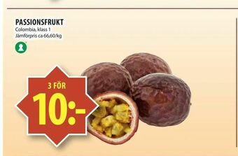 Matvärlden Tensta Passionsfrukt erbjuda