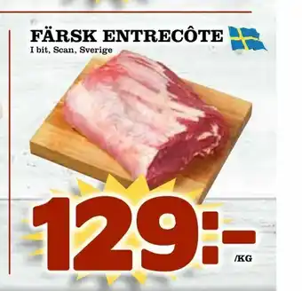 Matvärlden Tensta Färsk entrecôte erbjuda