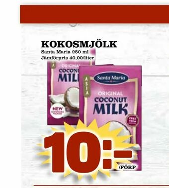 Matvärlden Tensta Kokosmjölk erbjuda