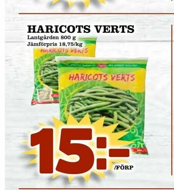 Matvärlden Tensta Haricots verts erbjuda