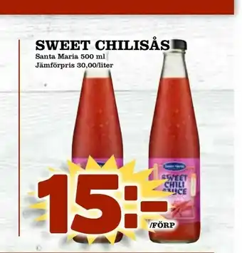 Matvärlden Tensta Sweet chilisås erbjuda