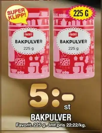 Bakpulver