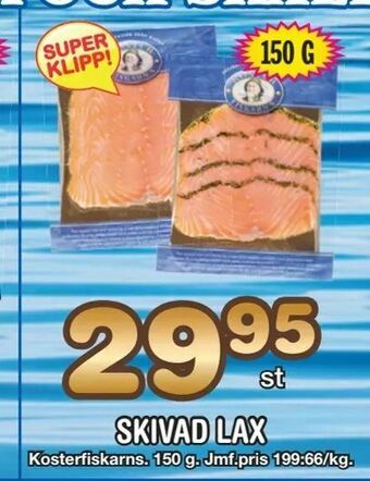 Nya Pulsen Skivad lax erbjuda