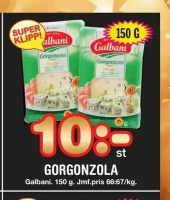 Nya Pulsen Gorgonzola erbjuda
