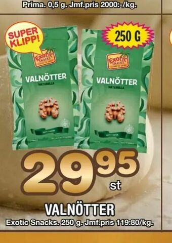 Nya Pulsen Valnötter erbjuda