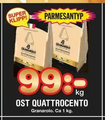Nya Pulsen Ost quattrocento erbjuda
