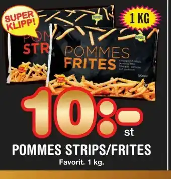 Nya Pulsen Pommes strips/frites erbjuda
