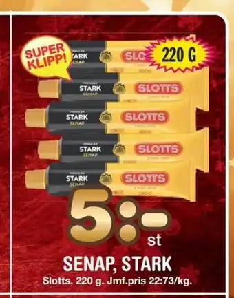 Nya Pulsen Senap, stark erbjuda