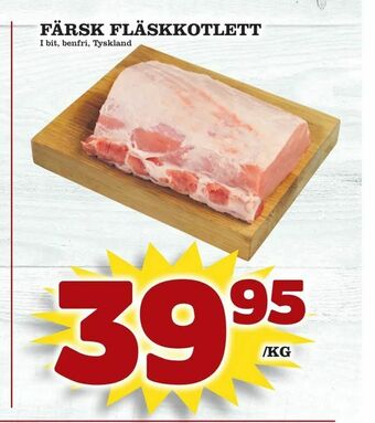 Nya Pulsen Färsk fläskkotlett erbjuda