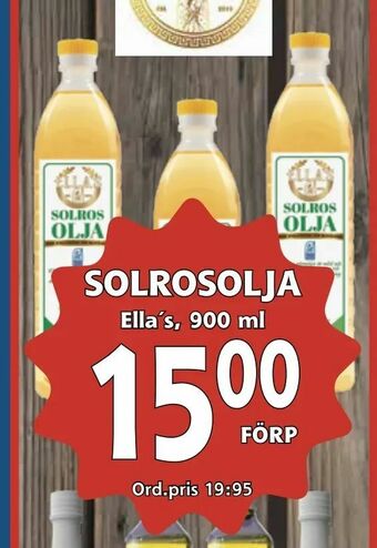 Supergrossen Solrosolja erbjuda