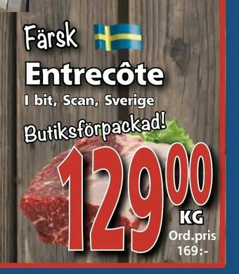 Supergrossen Entrecôte erbjuda