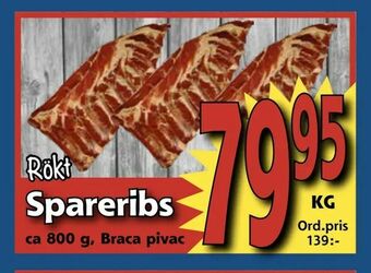 Supergrossen Spareribs erbjuda