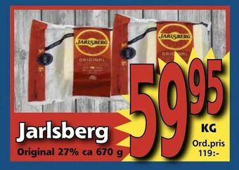 Supergrossen Jarlsberg erbjuda