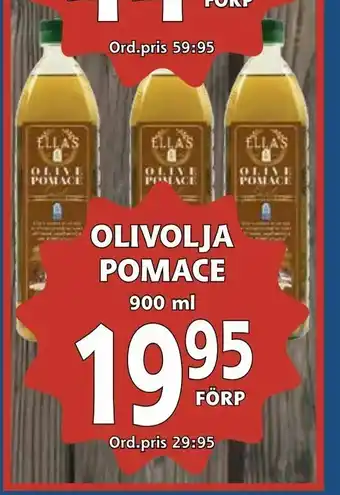 Supergrossen Olivolja pomace erbjuda