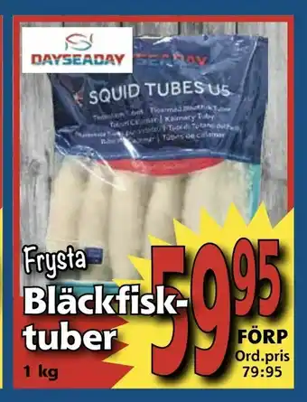 Supergrossen Bläckfisk- tuber erbjuda