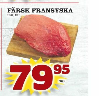 Supergrossen Färsk fransyska erbjuda