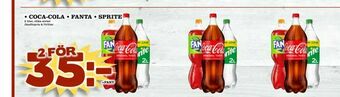 Supergrossen coca-cola • fanta • sprite erbjuda