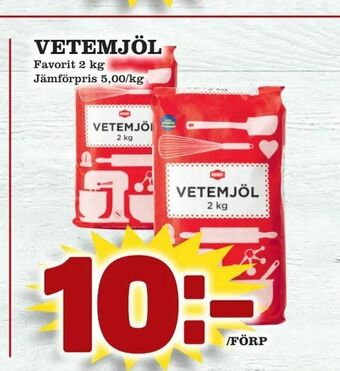 Supergrossen Vetemjöl erbjuda