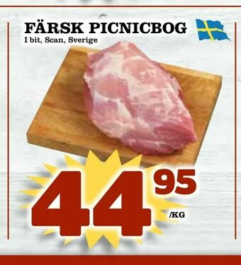 Supergrossen Färsk picnicbog erbjuda