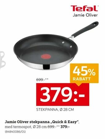 XXXLutz Jamie Oliver stekpanna 'Quick & Easy' erbjuda