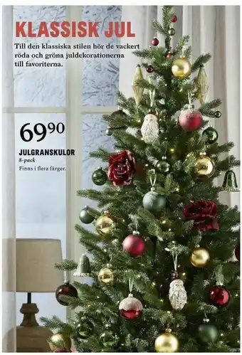 Julgranskulor