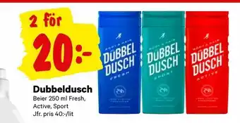 City Gross Dubbeldusch erbjuda