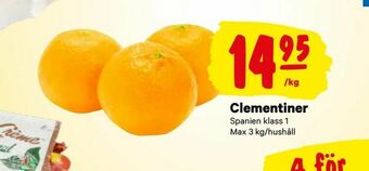 City Gross Clementiner erbjuda