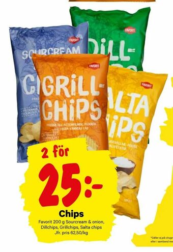 City Gross Chips erbjuda