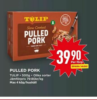 Willys Pulled pork erbjuda