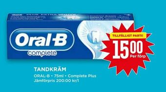 Willys Tandkräm erbjuda