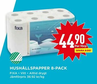 Willys Hushållspapper 8-pack erbjuda