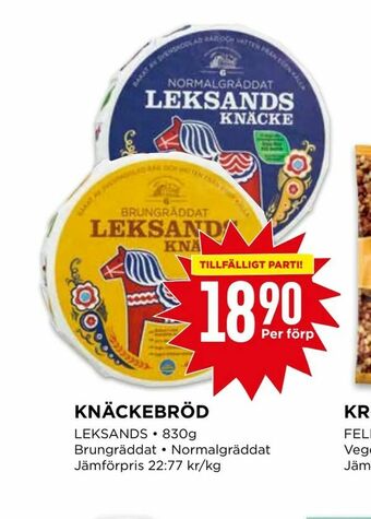 Willys Knäckebröd erbjuda