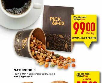 Willys Naturgodis erbjuda