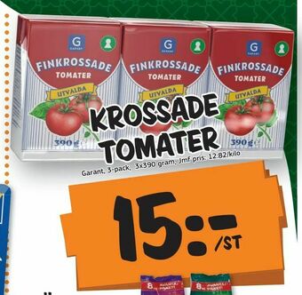 Krossade tomater