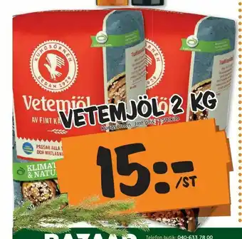 Vetemjöl 2 kg
