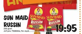 Sun maid russin